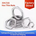 Stainless Steel M10 M12 M14 M16 M18 1/4-32 5/16-32 3/8-32 7/16-28 UNEF Thread Ultra Thin Hex Panel Nuts