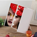 Folding Makeup Mirror LED Cosmetic Mirror for Portable