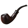 Erliao Hot Sale Solid Wood Tobacco Pipe Wood Smoking Accessories Wooden Smoking Pipe