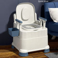 Portable Toilet Outdoor Camping  Load Anti-slip Adult Children Mobile Toilet for Home Hospital Travel Plastic Toilet