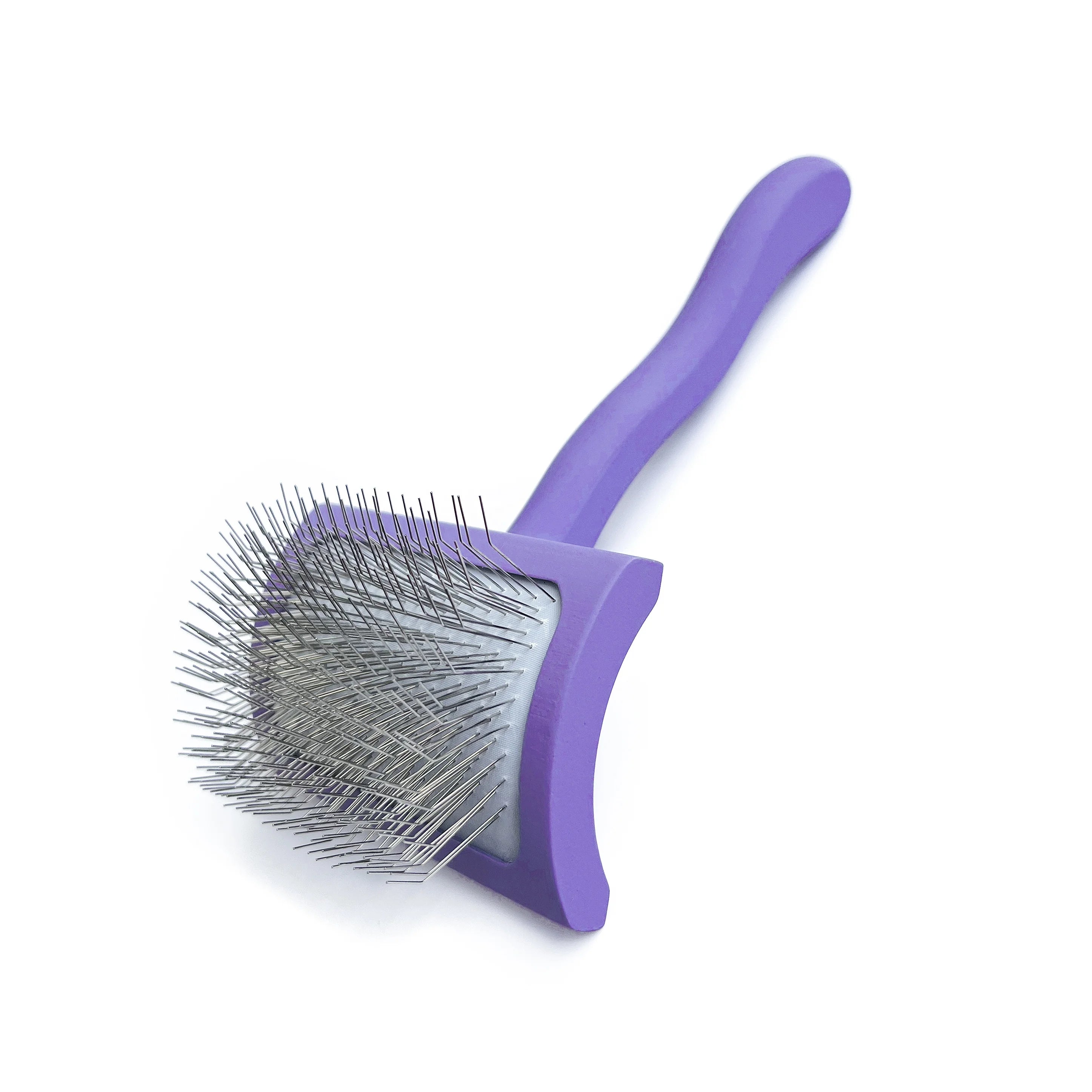 Baoli Odm 96x190mm Pet Slicker Brush Dog for Removes Tangles and Knots Extra Long Pins Spazzola Per Cani Dog Brush