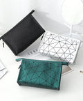 Factory Custom Wholesale Women's Grid Models Style Canvas Zipper Bags Large Capacity Makeup & Handbags