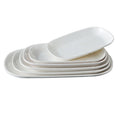 Factory Unbreakable Restaurant Tableware 10 Inch White Melamine Oval Dinner Plate