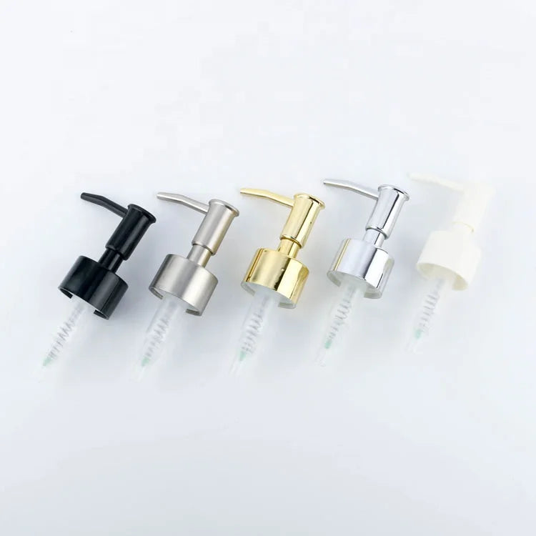 Longan 500ml Plastic Pump Bottle with White Pink Clear and Amber Colors 24mm Screw Cap Factory Direct From China