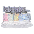 Spring Summer Breathable Pet Princess Clothing Small Dog Puppy Cat Leash Harness Collar Set Cat Harness Dresses