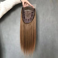 Natural Color Lace Mono Topper 8*8 Size Russian Remy Hair Quality Factory Vendor Customize Wholesale Price Brown Color and Style