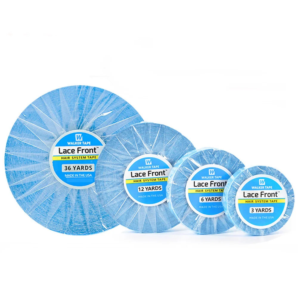 0.8CM Double Sided 3/6/12/36 Yards Walker Tape Roll Lace Front Support Double-sided Adhesive Tape  for Toupee or Hair Extensions