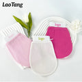 Wholesale Private Label Body Deep Cleaning Dead Skin 100% Viscose Exfoliating Gloves