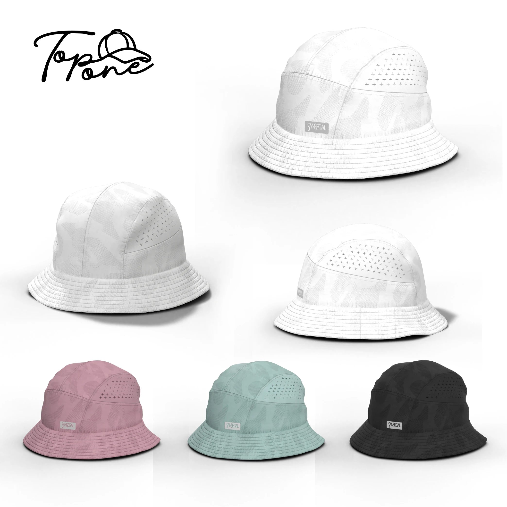 Factory Supply Unisex Solid Cotton Bucket Hat Outdoor Travel Beach Cap With Printed Pattern for Sports Fishing Wholesale Women