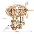 Robotime Rolife DIY Wood Crafts TG407 Airship Model Kit 3D Wooden Puzzles for Dropshipping