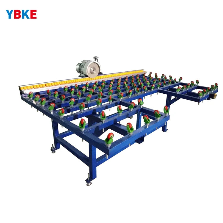 High Efficiency Insulating Glass Making Motor-Driven Glass Edging Polishing Machine with 2.2Kw Power and 380V Voltage