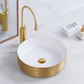 Simple Luxury Style Round Bathroom Countertop Basin Sink Bathroom Wash Basin