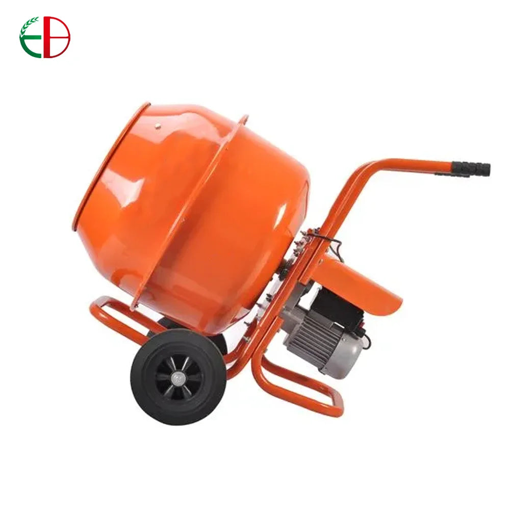 160L Small Mixer Cement Mortar Mobile Mixer Hand Push Drum Concrete for Construction Site