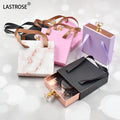 Lashpackaging Box with Diamond Luxury Ribbon Drawer Eyelash Packaging Box case of  25mm Mink Lash Packaging Vendor