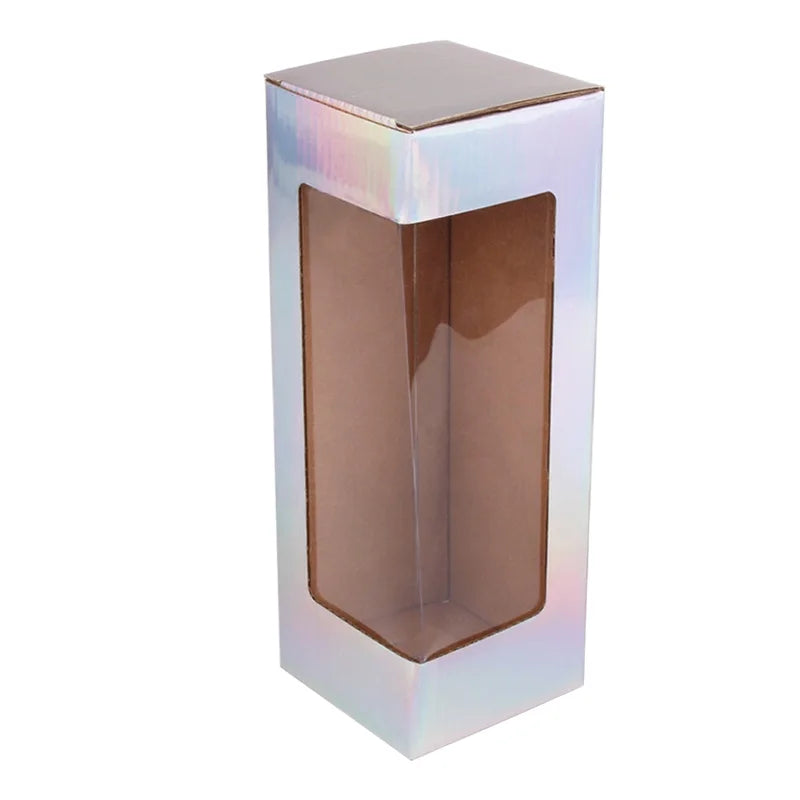 Hot Factory Outlet 20oz High-End Straight Tumbler Waterproof Fashion Window Display Varnishing Embossed Paperboard Sponge Liner