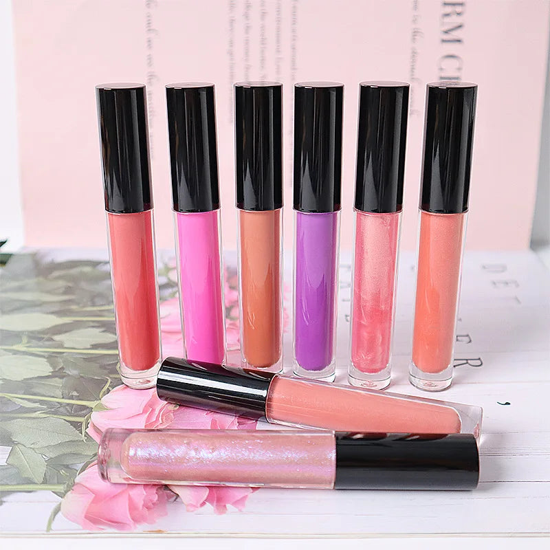 Lip Gloss Wholesale Hot Selling Matte Plumping Lipgloss Glossy Lip Gloss Tubes with Box and logo Bulk Custom Lipgloss