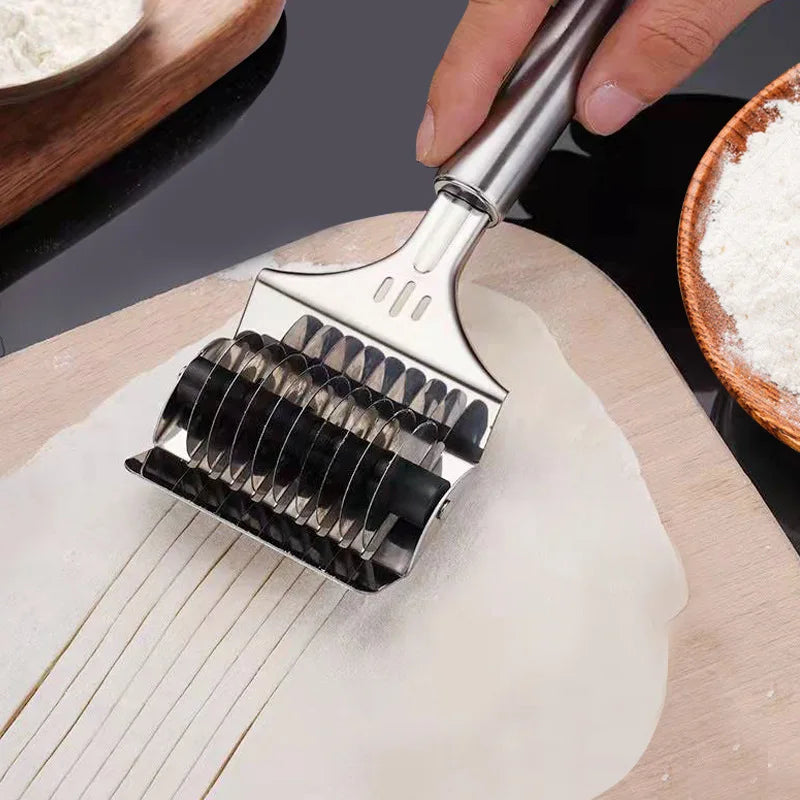 2025 Hot Sale Noodles Cutting Knife Stainless Steel Manual Pasta Noodles Making Machine Noodles Maker Kitchen & Tabletop Tools