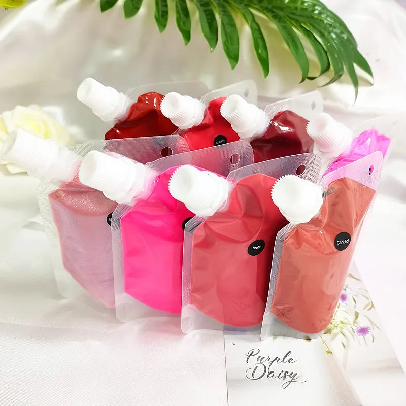 Pre Made Liquid Mineral Lipgloss Base 137 Colors Shimmer 50ml Waterproof Long-lasting Private Label Custom Logo MegaBDM