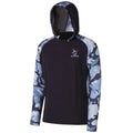 Custom Sublimation Outdoor UV Sun Protection Long Sleeve Tshirt with Hood Waterproof Fishing Shirts and Facemask Hoodies