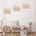 Wooden Chip Engraved Birthday Party Home Decoration Wall Hanging Blank Pendant