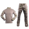 Top Selling Unisex Outdoor Breathable Protection Woven Rip-Stop Camouflage Tactical Combat Uniform Tricolor Desert Color 1.5kg