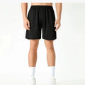 2025 Plus Size Men's Sport Shorts Quick Dry Comfortable and Breathable Custom Logo Solid Pattern 100% Polyester