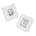 EHot Double-Sided Self-Adhesive Wall Hooks Waterproof and Oilproof Reusable Seamless Hanging Hook Made of Durable Plastic MegaBDM