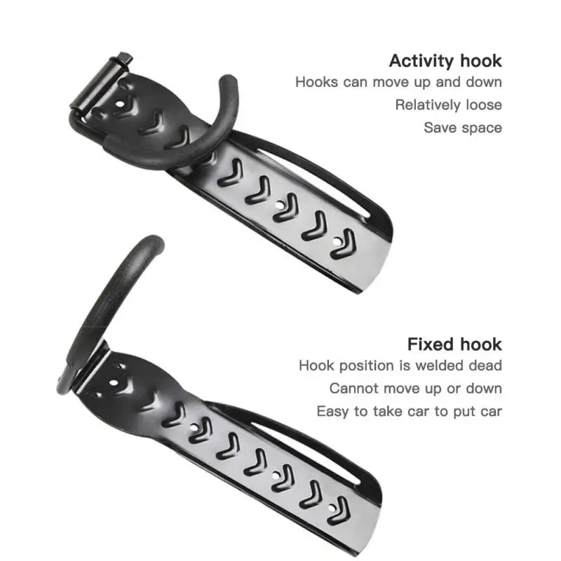House Bicycle Storage Rack Hanger Hook Wall-Mounted Bike Holder Stand for Mountain Bike Convenient Accessory