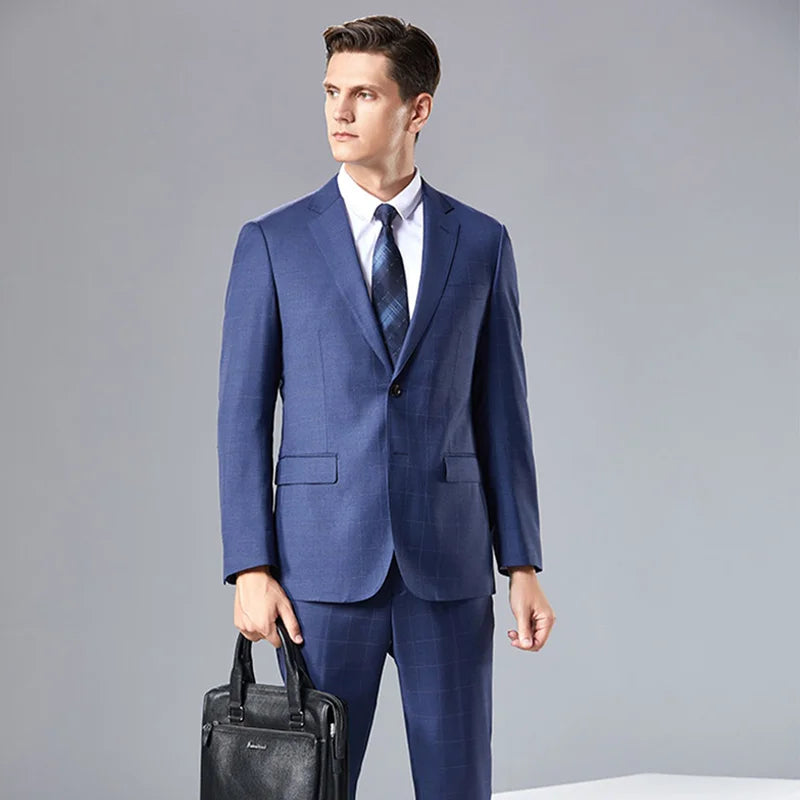 High End Men's Suits Wedding Best Man's Banquet Stage Costumes Work Clothes Interview Business Suits Fashion Men's Suits