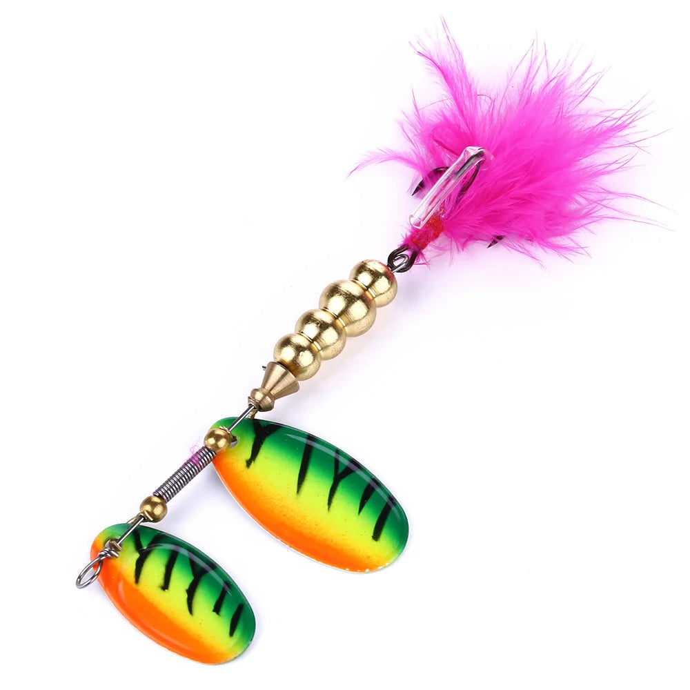 9cm 14g Metal Blade Spinner Spoon Baits Metal Spinner Fishing Lures