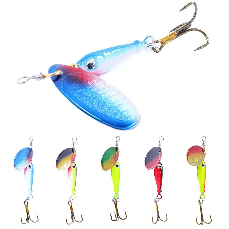 Wholesale Fishing Spoon Baits Spinner Lure 5.5cm 9g Freshwater Jig Fishing Lures Spinner Lure