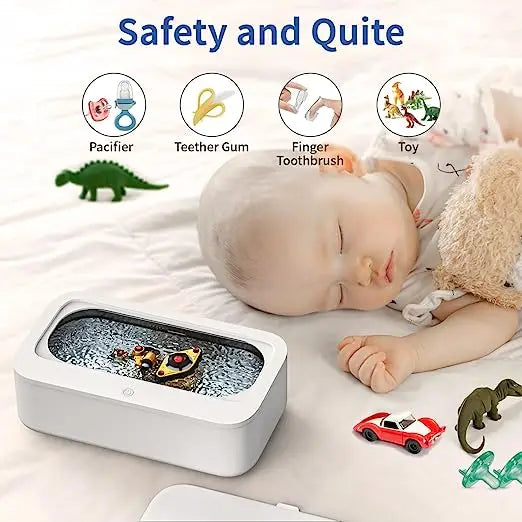 Household Small Jewelry Cleaning Machine Gold and Silver Jewelry Dentures Braces Ultrasonic Cleaning Cleaner