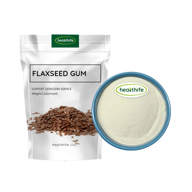 Healthife Food Additive Thickener Linseed Gum Powder Flaxseed Gum