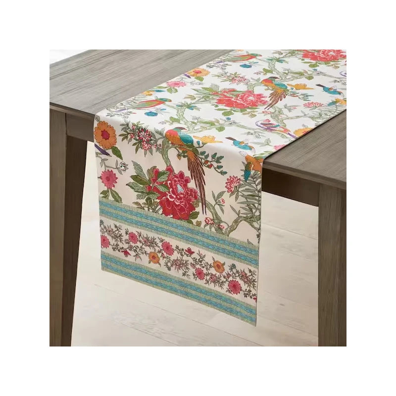 2024 Hot Sale High Level Nice Price Heat-Resistant Linen Table Runner and Placemat for Restaurant Table Decoration Runner Banner