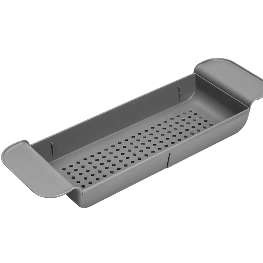 Expandable Draining Basket for Kitchen and Bathroom Kitchen Draining Shelf Bath Tub Sink Shelf Bathroom Shelf Bath Tray