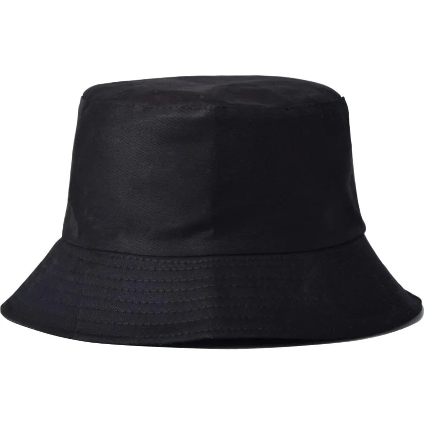 Wholesale Unisex Cotton Blank Reversible Bucket Hat Men Women Plain Custom Logo Embroidery Printed Pattern Outdoor Fisherman Cap