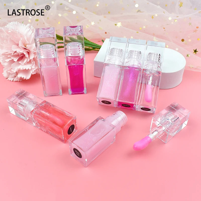Lip Plumper Fruit Flavoring Lip Oil With Big Brush Color Change Private Label Vegan Lip Oil