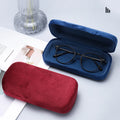 Fashion Big Size Velvet Metal Sunglasses case Eyeglasses Cases Eyewear Box Retro Sun Glasses Case Customised LOGO