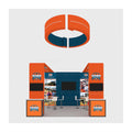Trade Show Exhibition Booth 3*3m Lighting Backdrop Display Frame Reusable 100% Customized TANFU TF-20231101-1