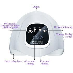 Misscheering Nail Art 280W Phototherapy Machine Sunx15max Nail Lamp 66 UV/LED