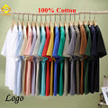 OEM/ODM Custom T Shirt High Quality Unisex T Shirt Top Heavy Weight Plain 100%cotton Custom Men's T-shirts Tee