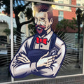 Custom Easy Install and UV Resistant Storefront Window Glass Decoration Sticker