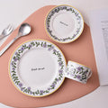 Ins Creative Tulip Flower Ceramic Coffee Mug and Saucer Set Light Luxury Afternoon Tea Cup Set Creative Dessert Cake Plate