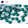 YHB 2025 New China Factory Crystal Round Direction Hot-Fix Flatback Glass Crystal Rhinestone