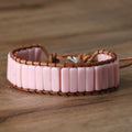 Newest Pink Opal Bracelet Handcrafted Adjustable Gemstone Bohemian Dainty Bracelet for Women Girls Drop Shipping Wholesale