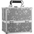 Professional Large Aluminum Train Case for Makeup Cosmetic Organizer Travel Makeup Box Artist Salon Beauty Vanity Case Dividers