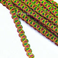 17mm Cheap Wholesale Dancewear Braided Lace Fabric Diy Garment Accessories Sewing Webbing Stage Performance Clothes Craft Trims