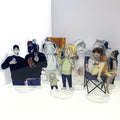 Custom Double Sided Transparent Holographic Acrylic Stand Holographic Acrylic Charm Glitter DIY Acrylic Stand