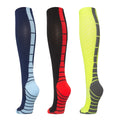 20-30mmHg Breathable Running Stockings Sports Knee High Compression Socks
