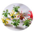 3D Flower Colorful Beautiful Beads Plant Pot Culture Kawaii 10pcs/bag for DIY Dollhouse Cabochon
